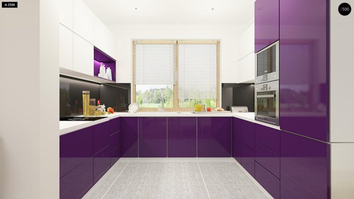 Проект дома U255 B pc - 7 С мансардным этажом дома в Украине