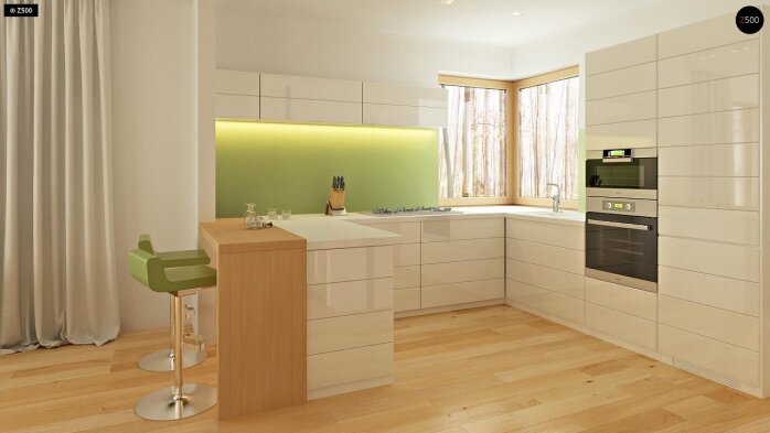 Проєкт будинку Ux47 - Двоповерхові дома в Україні