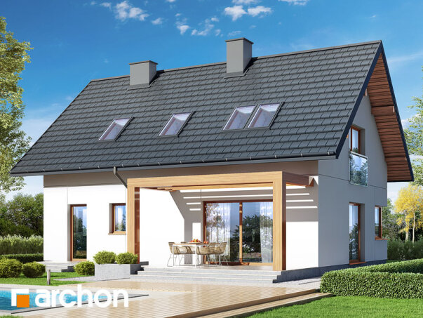 Проєкт будинку Будинок в люцерні 9 - З мансардним поверхом дома в Україні