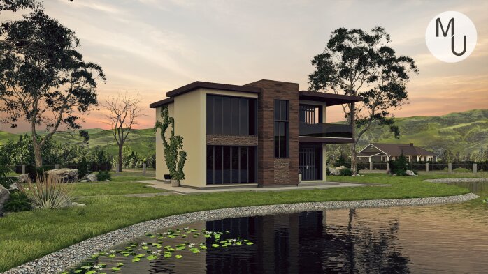 Проєкт будинку DBMU Валенсія - Двоповерхові дома в Україні