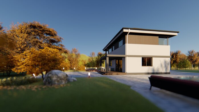 Проєкт будинку DB 36 v2 - Двоповерхові дома в Україні