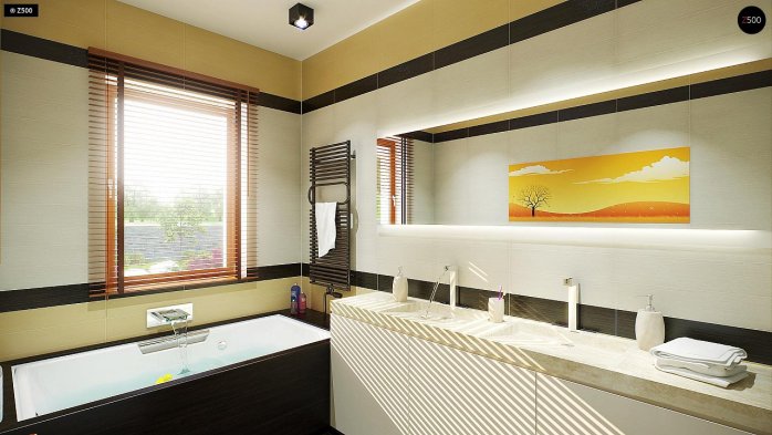 Проект дома Ux102 GP - 14 Одноэтажные дома в Украине