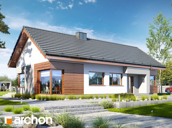 Проект одноповерхового будинку із 4 спальнями 2304