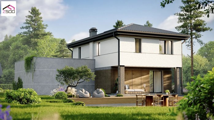 Проєкт будинку U487 - Двоповерхові дома в Україні