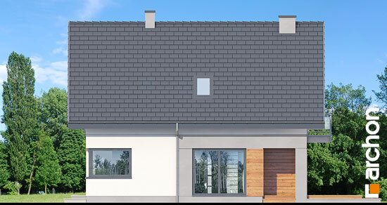 Проект дома Дом в топазах - 5 С мансардным этажом дома в Украине