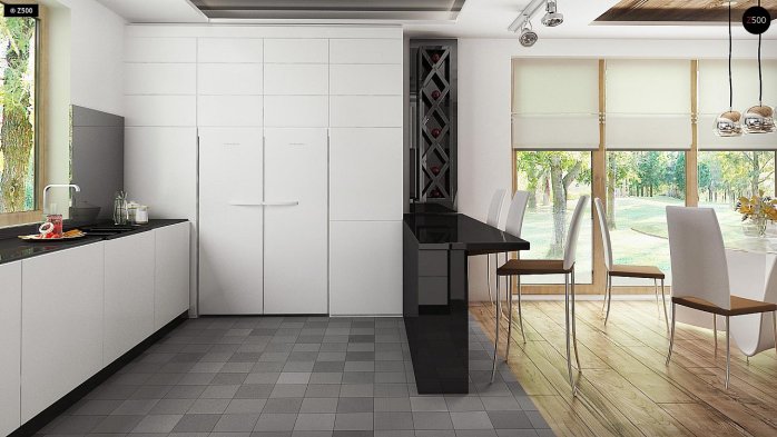 Проєкт будинку U67 - З мансардним поверхом дома в Україні