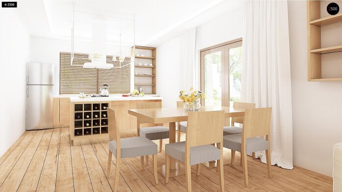 Проєкт будинку U96 tz - Одноповерхові дома в Україні