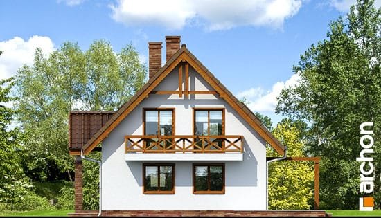 Проект дома Дом в примулах (П) вер.2 - 4 С мансардным этажом дома в Украине