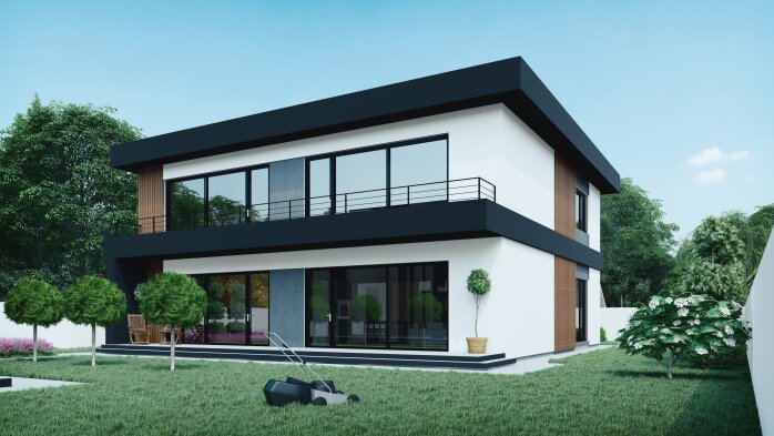 Проект дома DBT 275 - 4 Двухэтажные дома в Украине