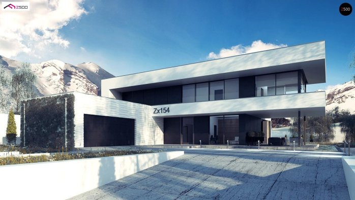 Проект дома Ux154 - 1 Двухэтажные дома в Украине