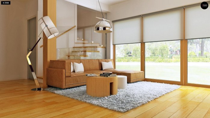 Проєкт будинку U34 - З мансардним поверхом дома в Україні