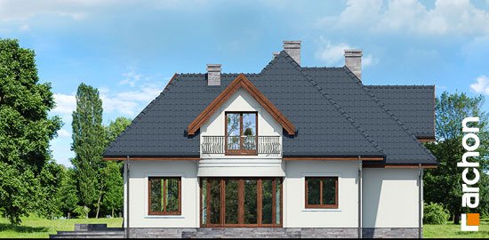 Проект дома Дом в бересклете вер.2 - 4 С мансардным этажом дома в Украине