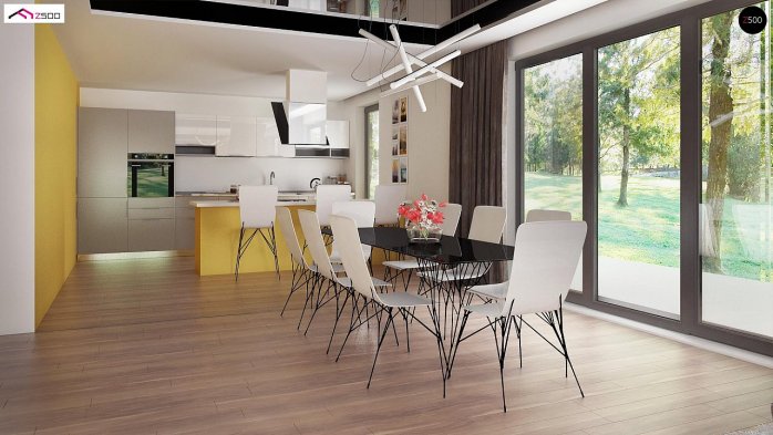 Проєкт будинку Ux139 - Двоповерхові дома в Україні