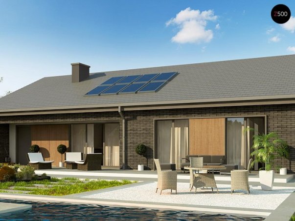 Проєкт будинку U387 k - Одноповерхові дома в Україні