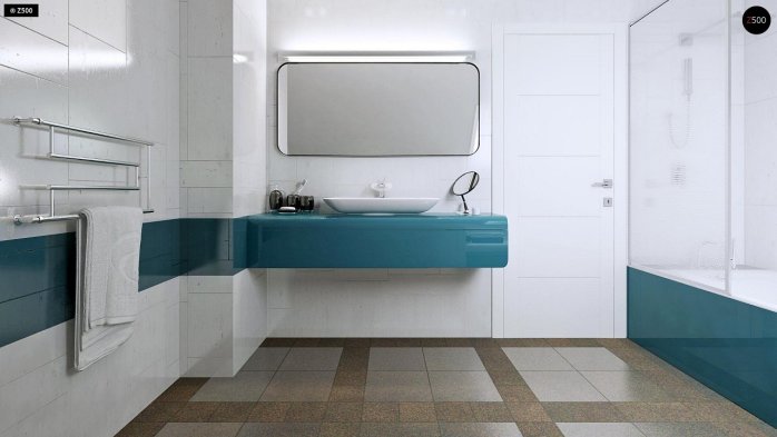 Проект дома U92 - 11 С мансардным этажом дома в Украине