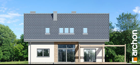 Проект дома Дом в силене - 6 С мансардным этажом дома в Украине