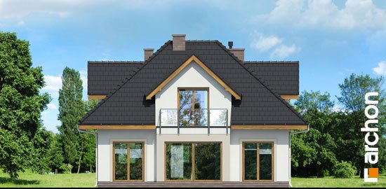 Проект дома Дом в незабудках (H) вер.2 - 6 С мансардным этажом дома в Украине