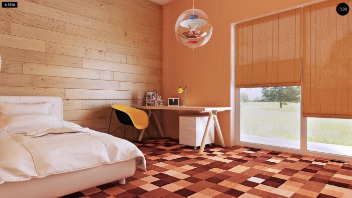 Проект дома Ux34 - 7 Одноэтажные дома в Украине