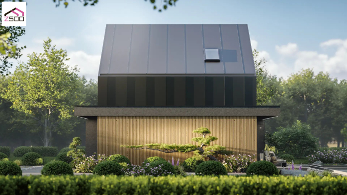 Проект дома U582 (el) - 4 С мансардным этажом дома в Украине