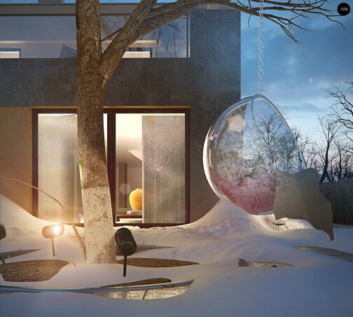 Проект дома Ux45 - 17 Двухэтажные дома в Украине