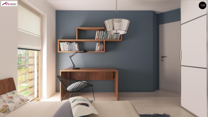 Проєкт будинку U217 - З мансардним поверхом дома в Україні