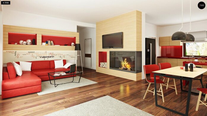 Проект дома U176 - 8 Одноэтажные дома в Украине