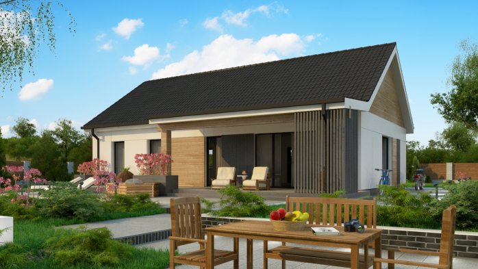 Проєкт будинку U376 35 v1 - Одноповерхові дома в Україні