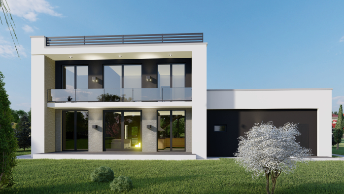 Проект дома DBT 227 - 3 Двухэтажные дома в Украине