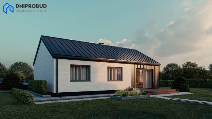 Проєкт будинку DB 32 - Одноповерхові дома в Україні