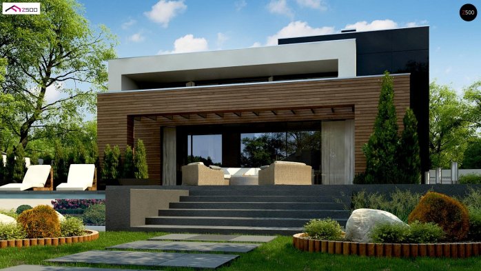 Проєкт будинку Ux152 - Двоповерхові дома в Україні