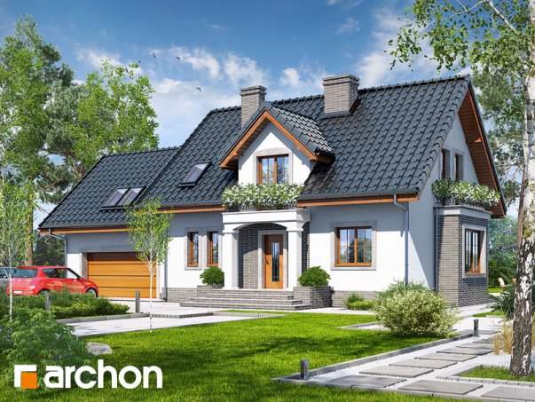 Проект дома Дом в вербенах 5 (Г2П) - 1 С мансардным этажом дома в Украине