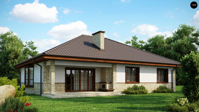 Проєкт будинку U10 S - Одноповерхові дома в Україні