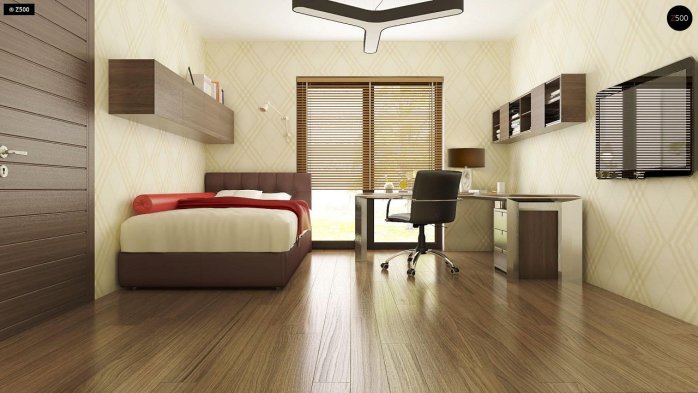 Проєкт будинку Ux101 GP2 - Одноповерхові дома в Україні