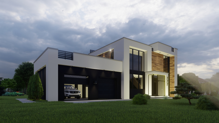 Проект дома DBT 227 - 2 Двухэтажные дома в Украине