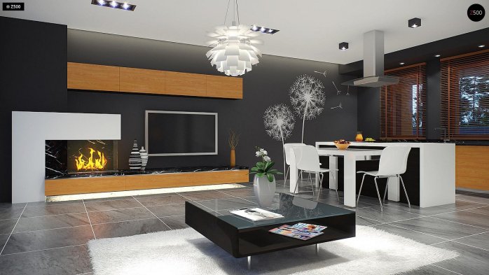 Проект дома Ux102 - 13 Одноэтажные дома в Украине