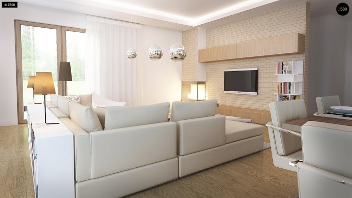 Проєкт будинку U301 - Одноповерхові дома в Україні