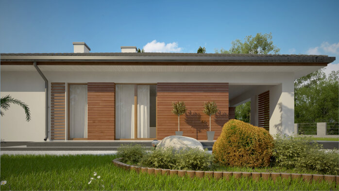 Проєкт будинку U321 v1 - Одноповерхові дома в Україні
