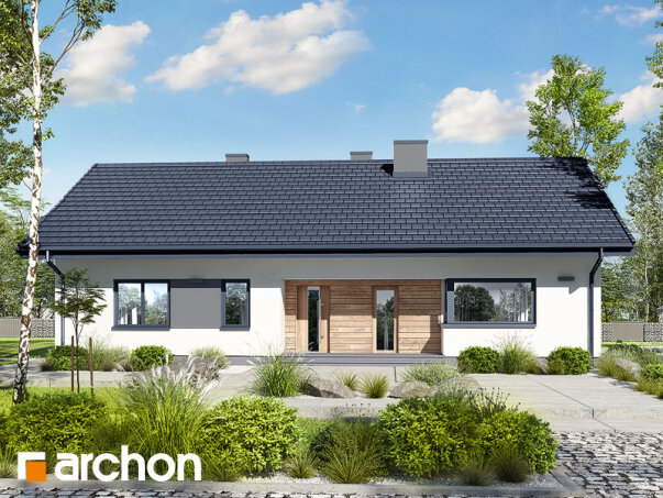 Проект дома Дом в сурфиниях 2 - 1 Одноэтажные дома в Украине