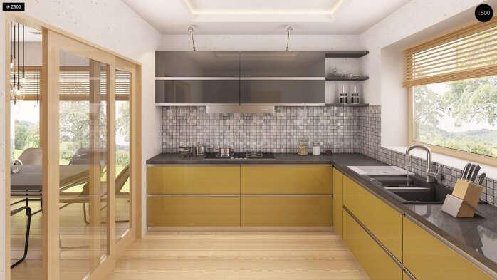 Проєкт будинку U200 BG - Одноповерхові дома в Україні