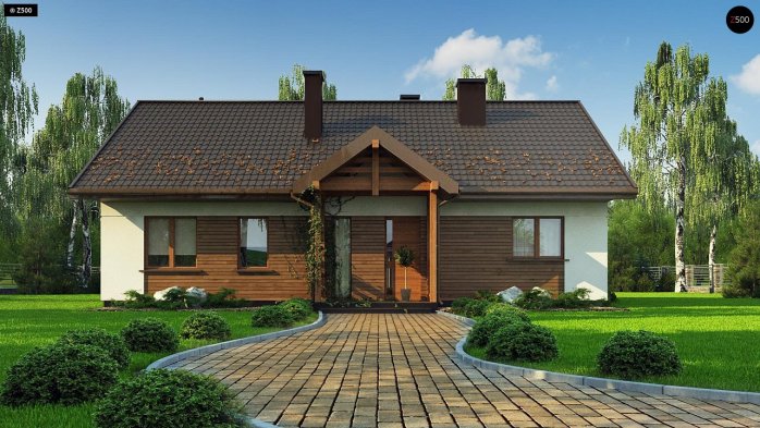 Проєкт будинку U369 D - Одноповерхові дома в Україні