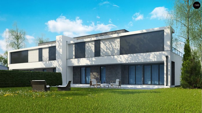 Проєкт будинку Ub16 - Двоповерхові дома в Україні