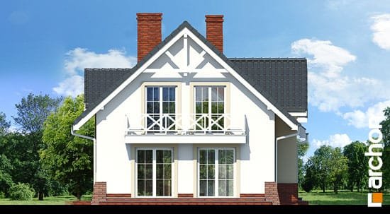 Проект дома Дом в горошке 4 вер.2 - 5 С мансардным этажом дома в Украине