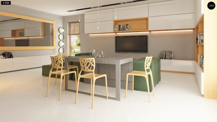 Проект дома Ux49 - 9 Одноэтажные дома в Украине