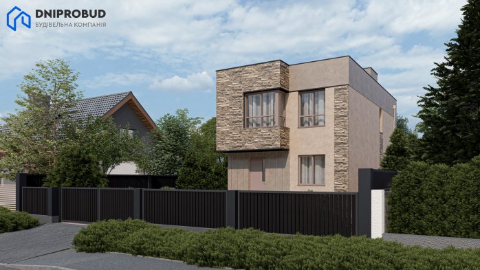 Проект дома Db 19 - 8 Двухэтажные дома в Украине