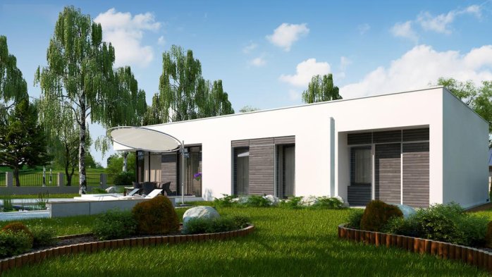 Проєкт будинку Ux35 GL - Одноповерхові дома в Україні