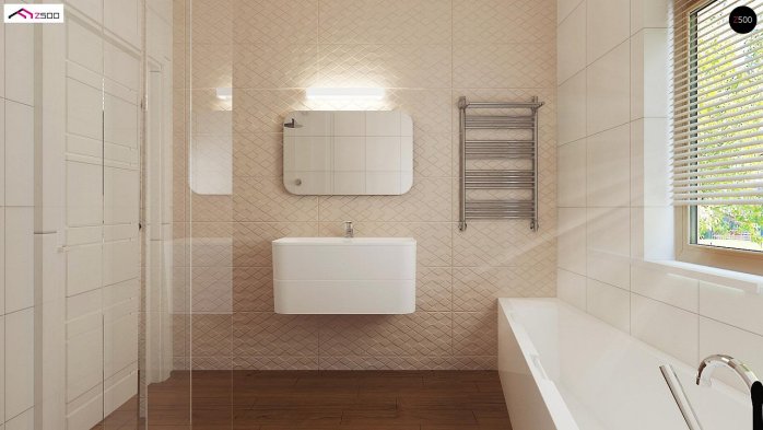 Проєкт будинку U8 B 40 - З мансардним поверхом дома в Україні