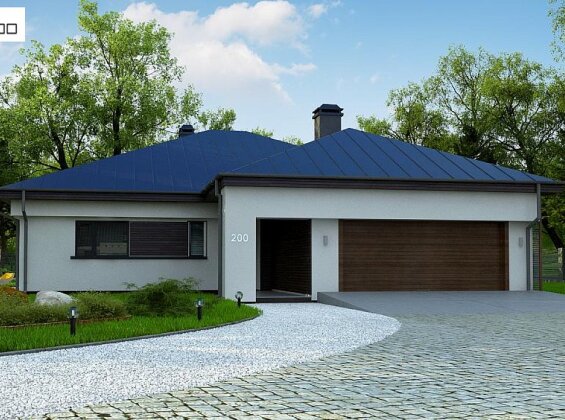 Проєкт будинку U200 L + 100