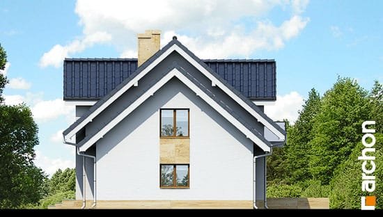 Проект дома Дом в рододендронах 6 (A) вер.2 - 4 С мансардным этажом дома в Украине