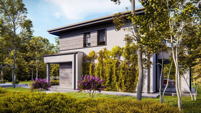 Проєкт будинку U551 - Двоповерхові дома в Україні