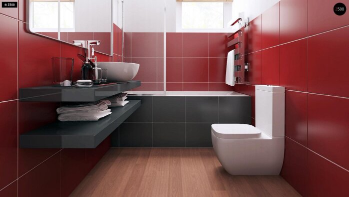 Проект дома U32 - 17 С мансардным этажом дома в Украине